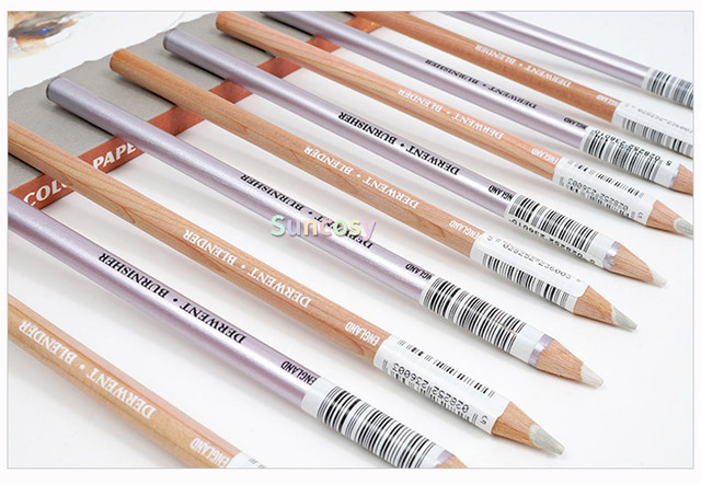 Derwent Artists Blender & Burnisher Pencils, Blender Pencil Is Soft And  Colorless, Burnisher Is A Hard Colorless Pencil - Wooden Lead Pencils -  AliExpress